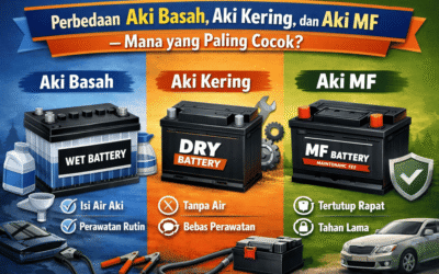 Perbedaan Aki Basah, Aki Kering, dan Aki MF – Mana yang Paling Cocok?