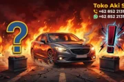 Mobil Terbakar Efek Salah Aki